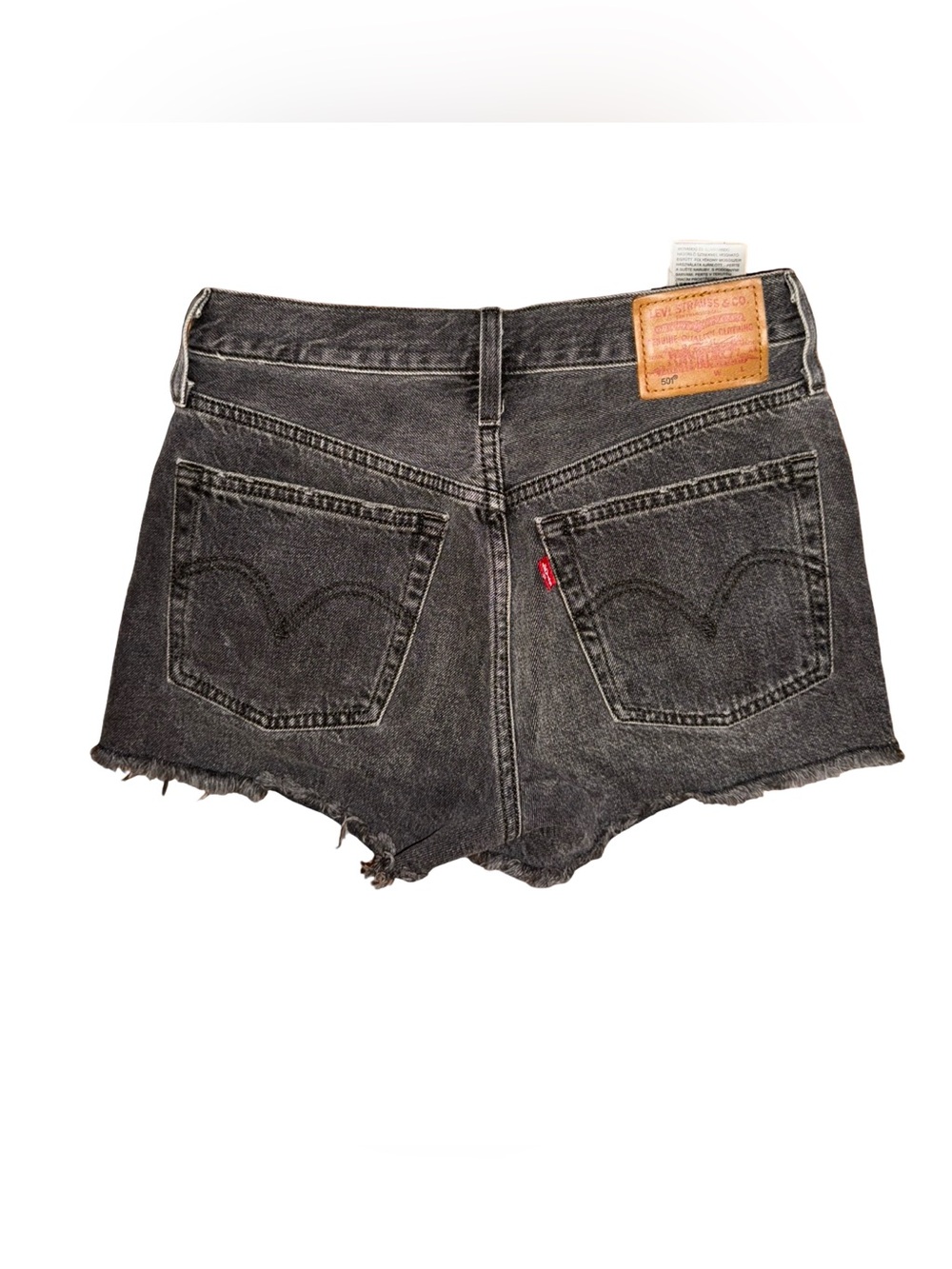 Levi's Women's black  Denim Cutoff shorts size 26
